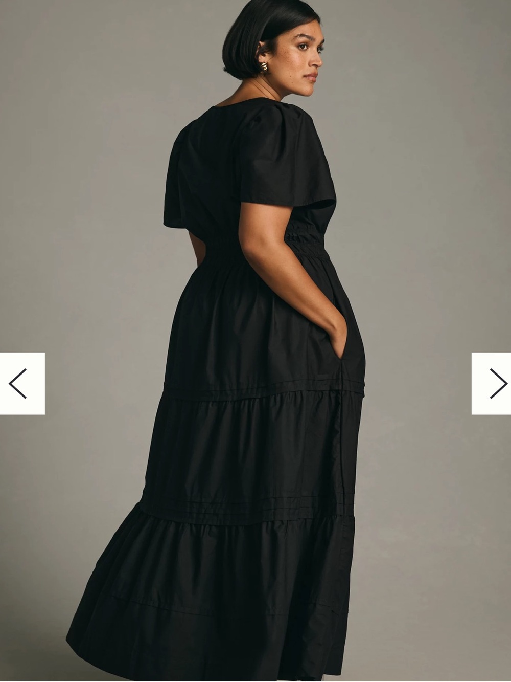 Anthropologie Somerset Maxi Dress Black - Picture 2 of 6